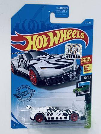 Hot Wheels 2019 Factory Set 37 Track Ripper White