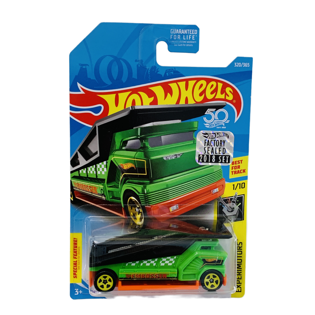 Hot Wheels 2018 Factory Set #320 The Embosser - Green