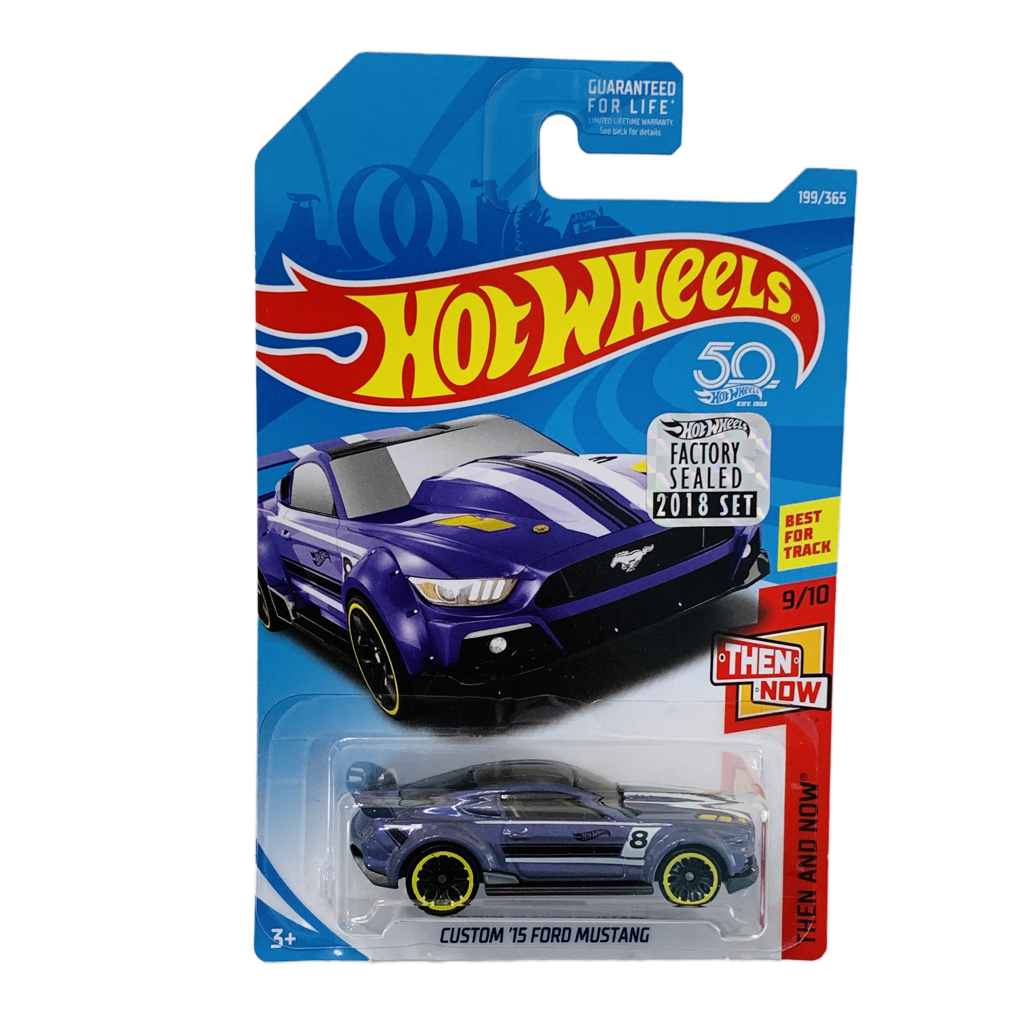 Hot Wheels 2018 Factory Set #199 Custom '15 Ford Mustang - Lavender