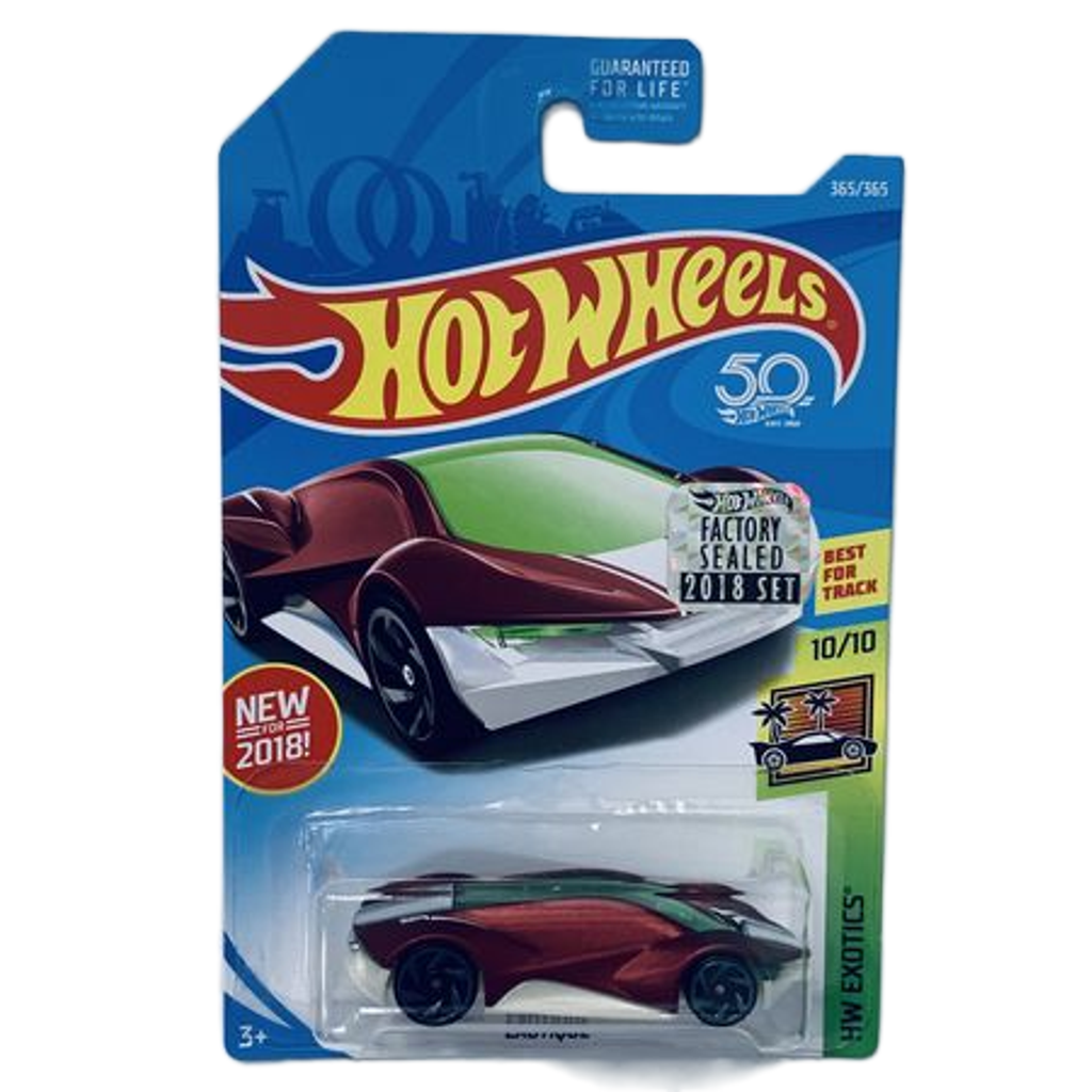 Hot Wheels 2018 Factory Set #365 Exotique - Red