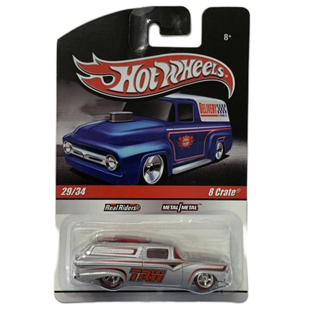 Hot Wheels Slick Rides 8 Crate - Silver