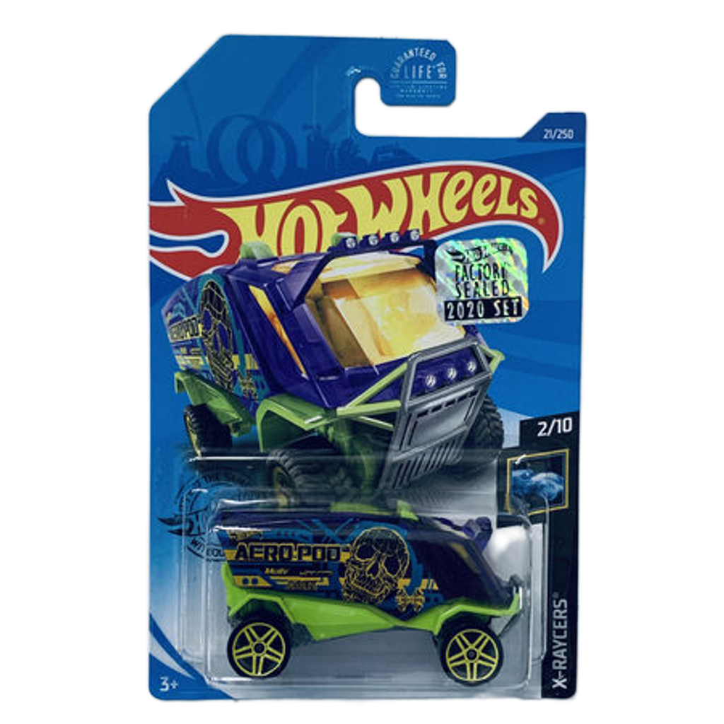 Hot Wheels 2020 Factory Set Aero Pod - Purple/Green