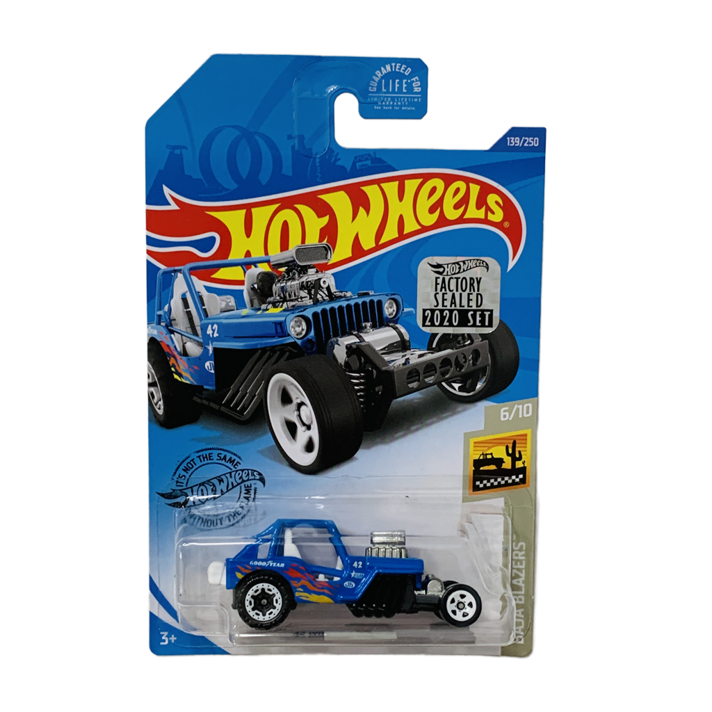 Hot Wheels 2020 Factory Set #136 '42 Willys MB Jeep - Blue