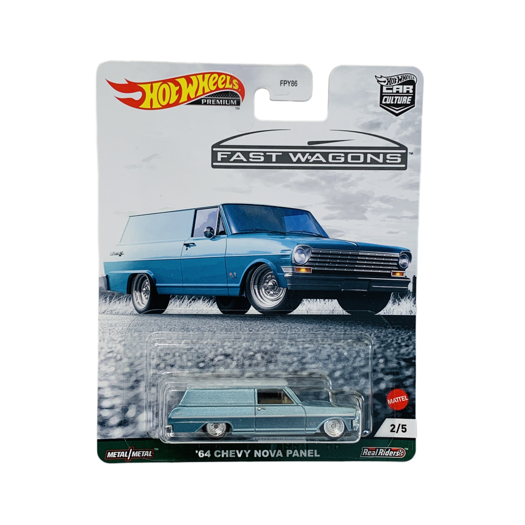 Hot Wheels Premium Fast Wagons '64 Chevy Nova Panel