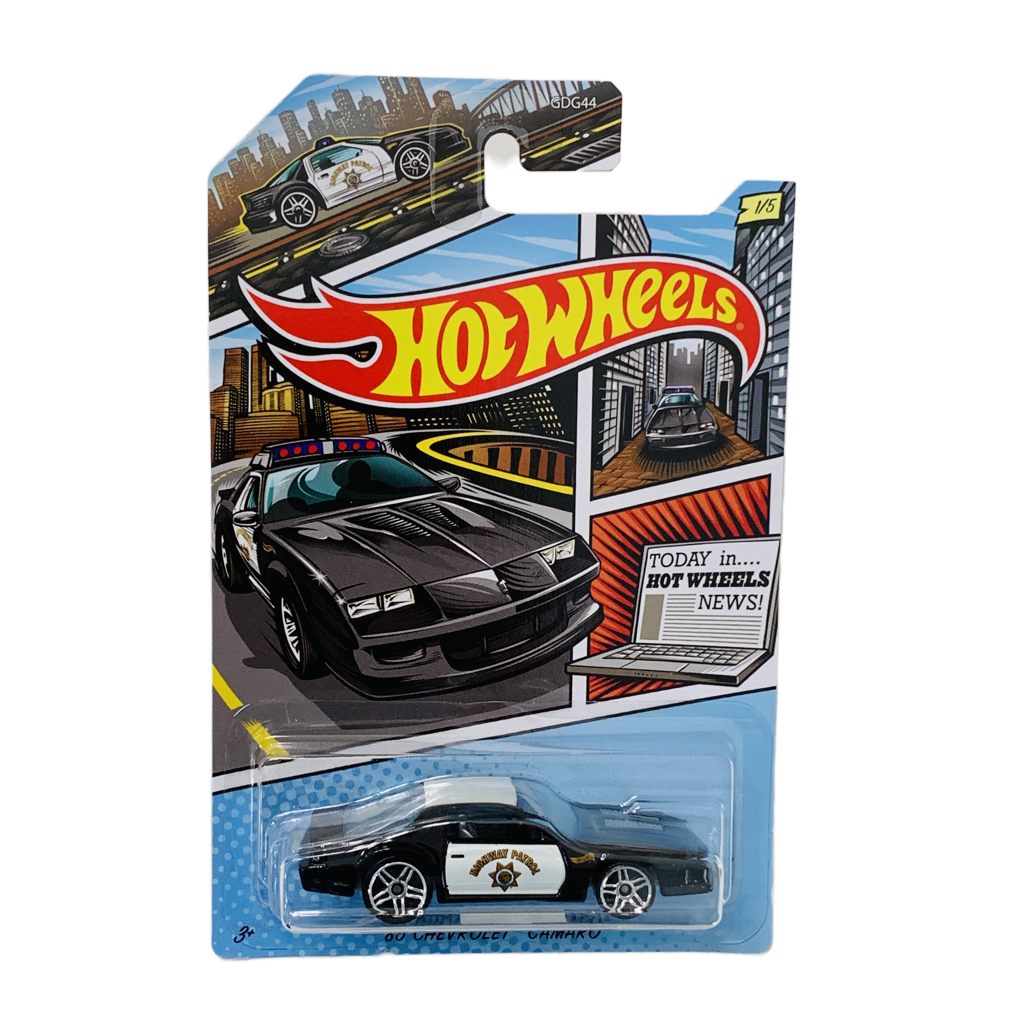 Hot Wheels Police Art Walmart Exclusive '85 Chevrolet Camaro