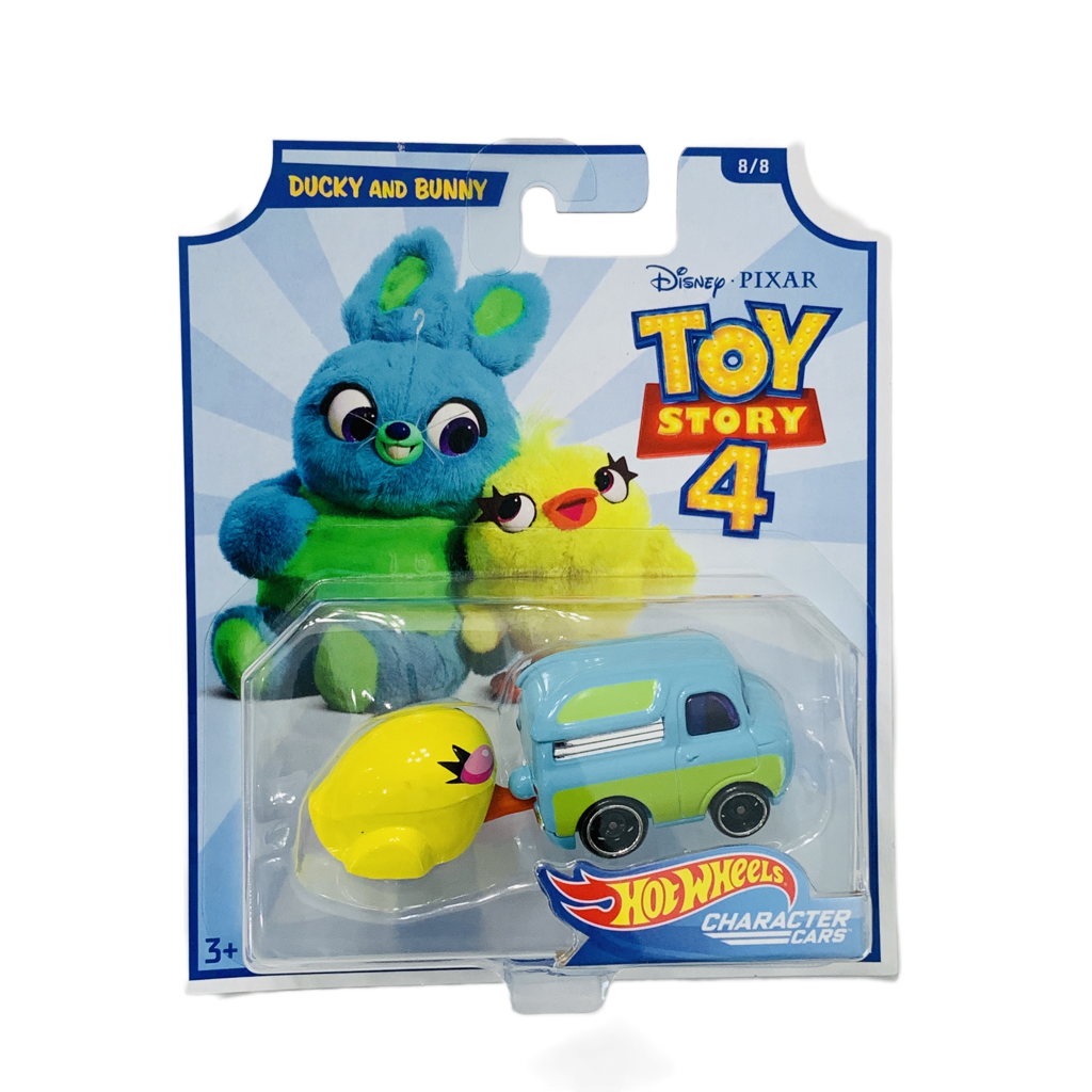 Hot Wheels Character Cars Disney Pixar Toy Story 4 Ducky And Bunny