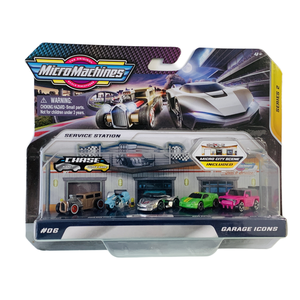 Micro Machines Garage Icons Chase Set