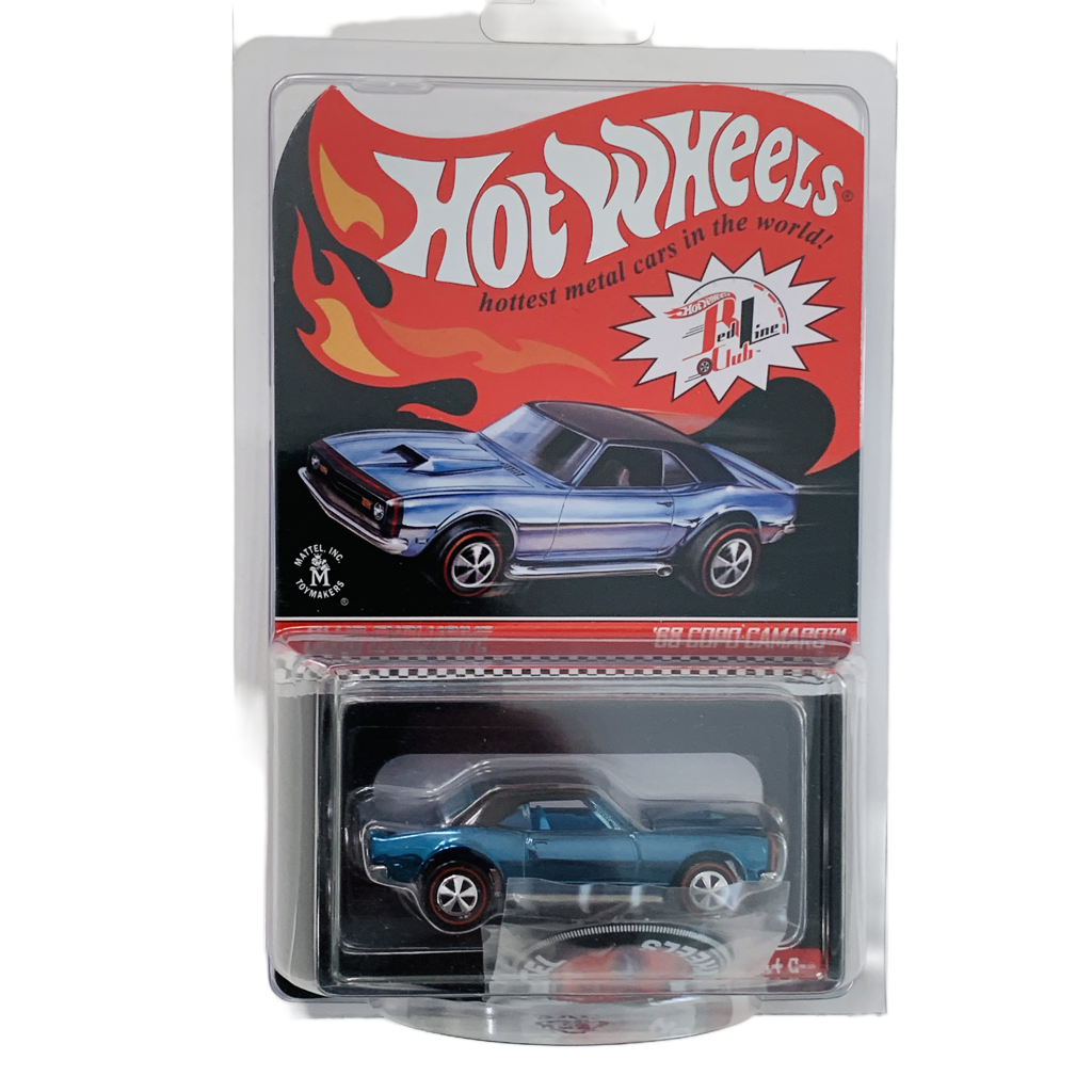 Hot Wheels Redline Club Exclusive '68 COPO Camaro Blue - 1198/4000