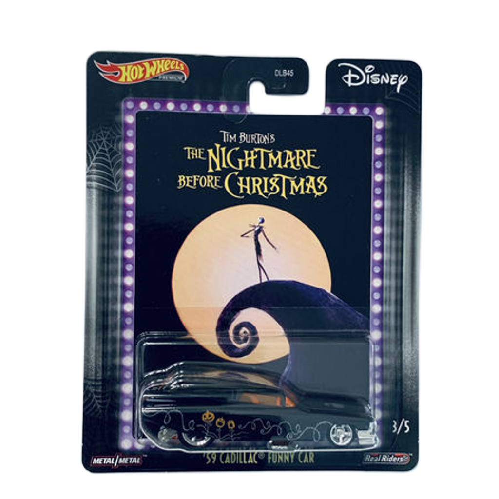 Hot Wheels Premium Disney The Nightmare Before Christmas '59 Cadillac Funny Car