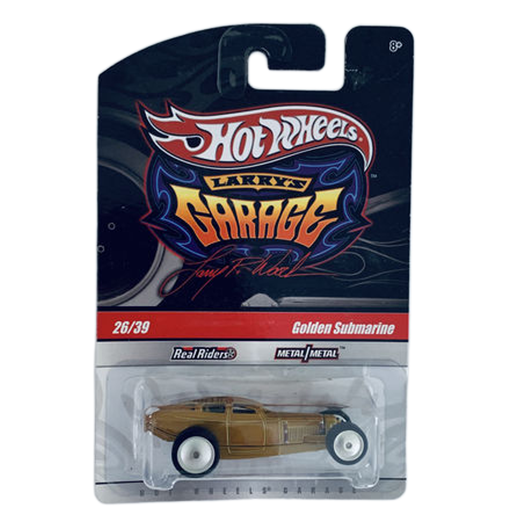 Hot Wheels Larry's Garage Golden Submarine - Gold