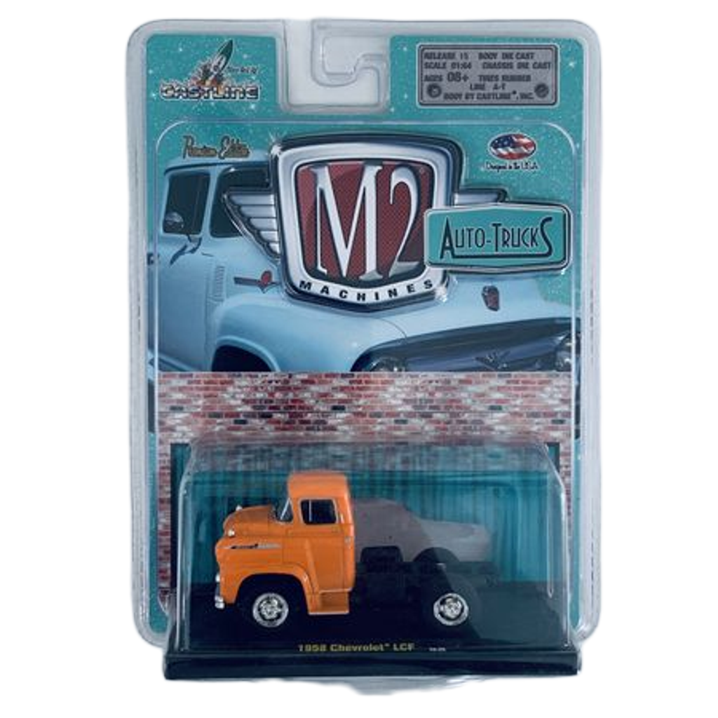 M2 Machines Auto-Trucks 1958 Chevolet LCF-Orange