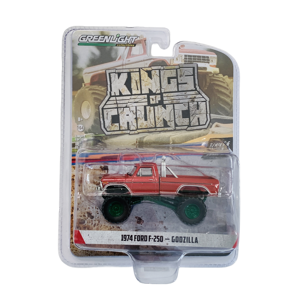 Greenlight Kings Of Crunch 1974 Ford F-250 - Godzilla Green Machine