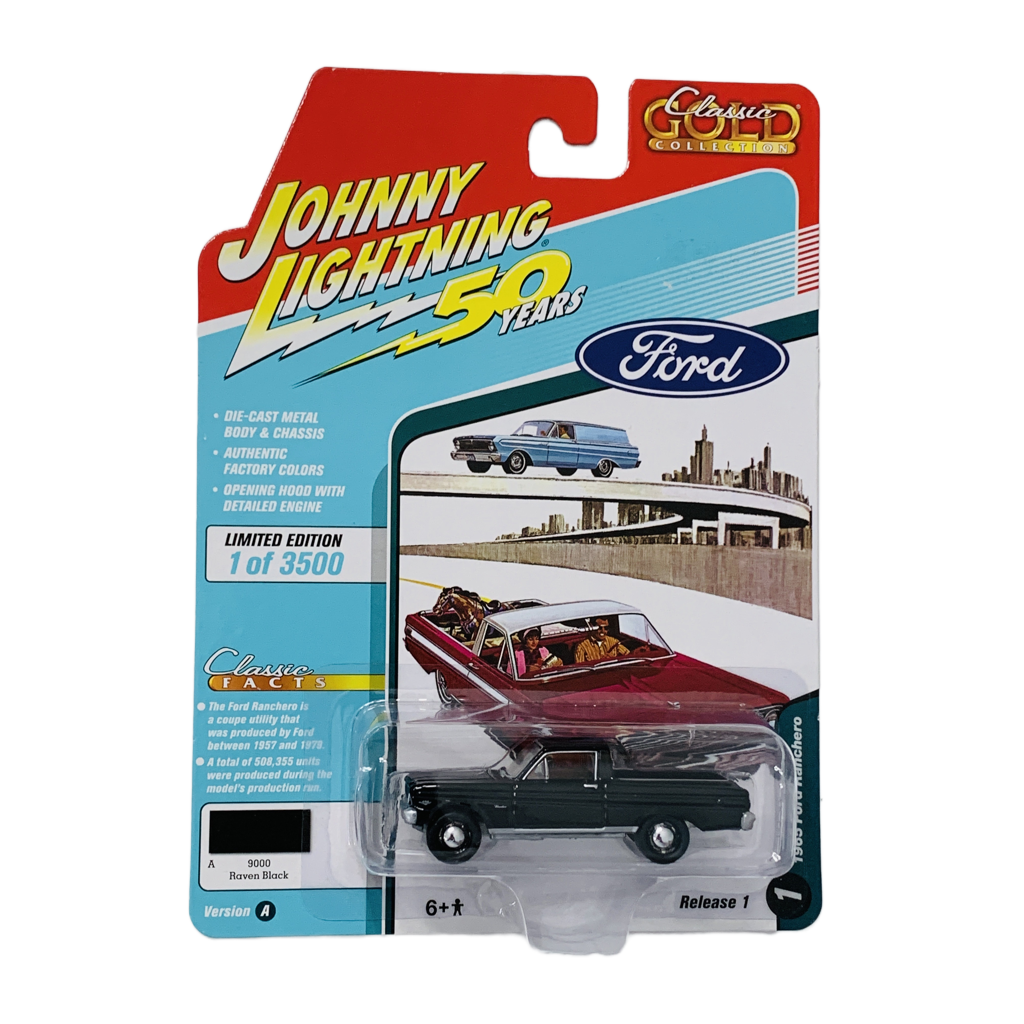 Johnny Lightning 50th Anniversary Classic Gold 1965 Ford Ranchero