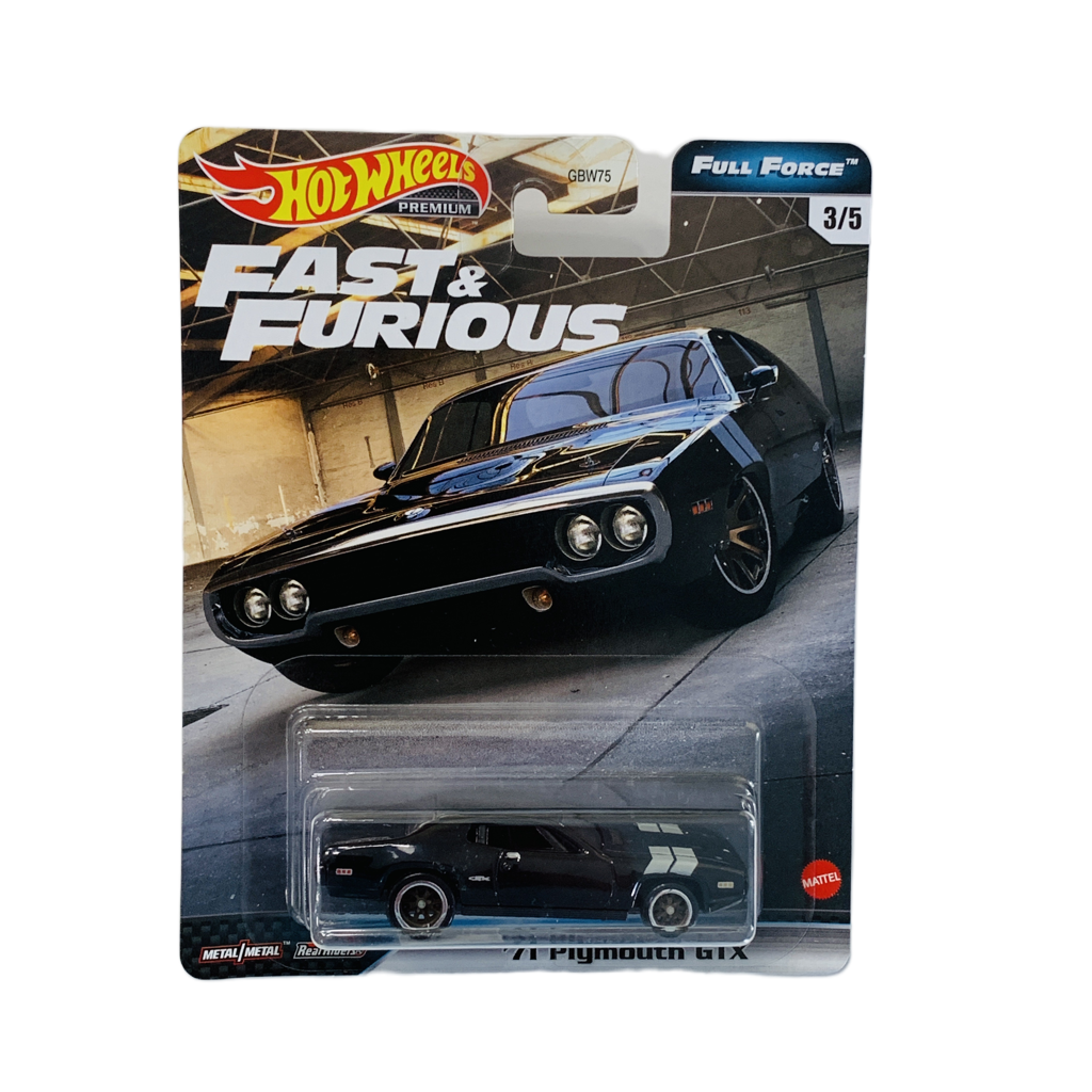 Hot Wheels Premium Fast & Furious Full Force '71 Plymouth GTX