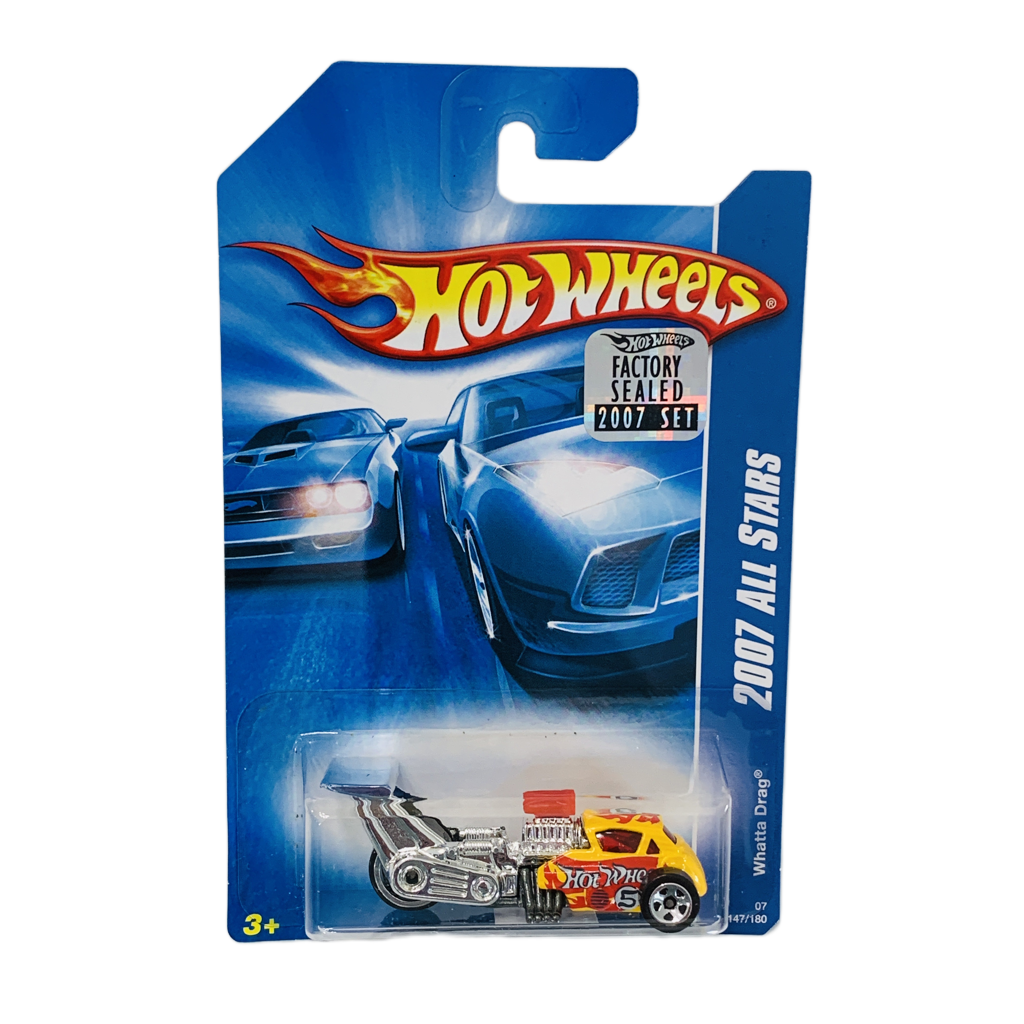 Hot Wheels 2007 Factory Set #147 Whatta Drag - Yellow