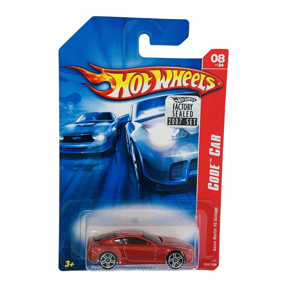 Hot Wheels 2007 Factory Set #092 Aston Martin V8 Vantage - Red