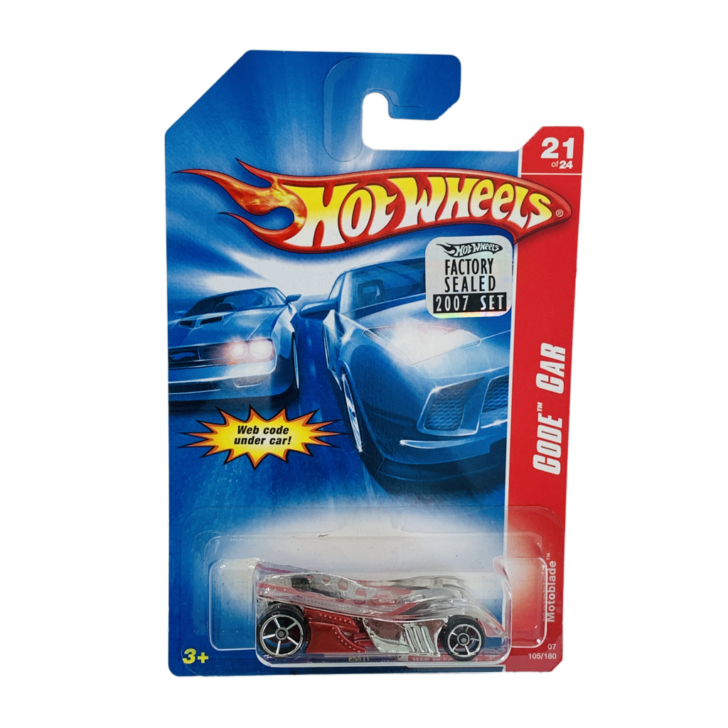 Hot Wheels 2007 Factory Set #105 Motoblade - Red