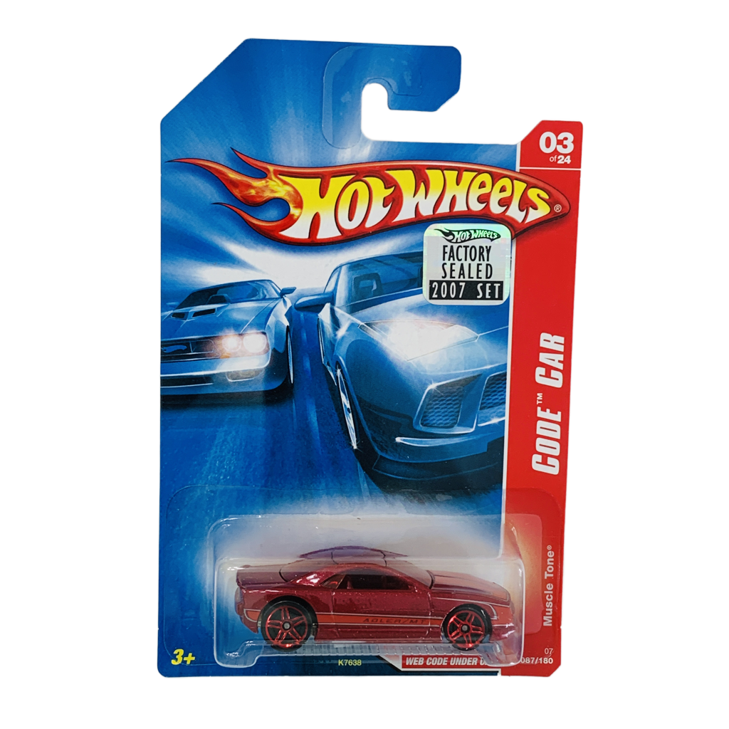 Hot Wheels 2007 Factory Set #087 Muscle Tone - Red