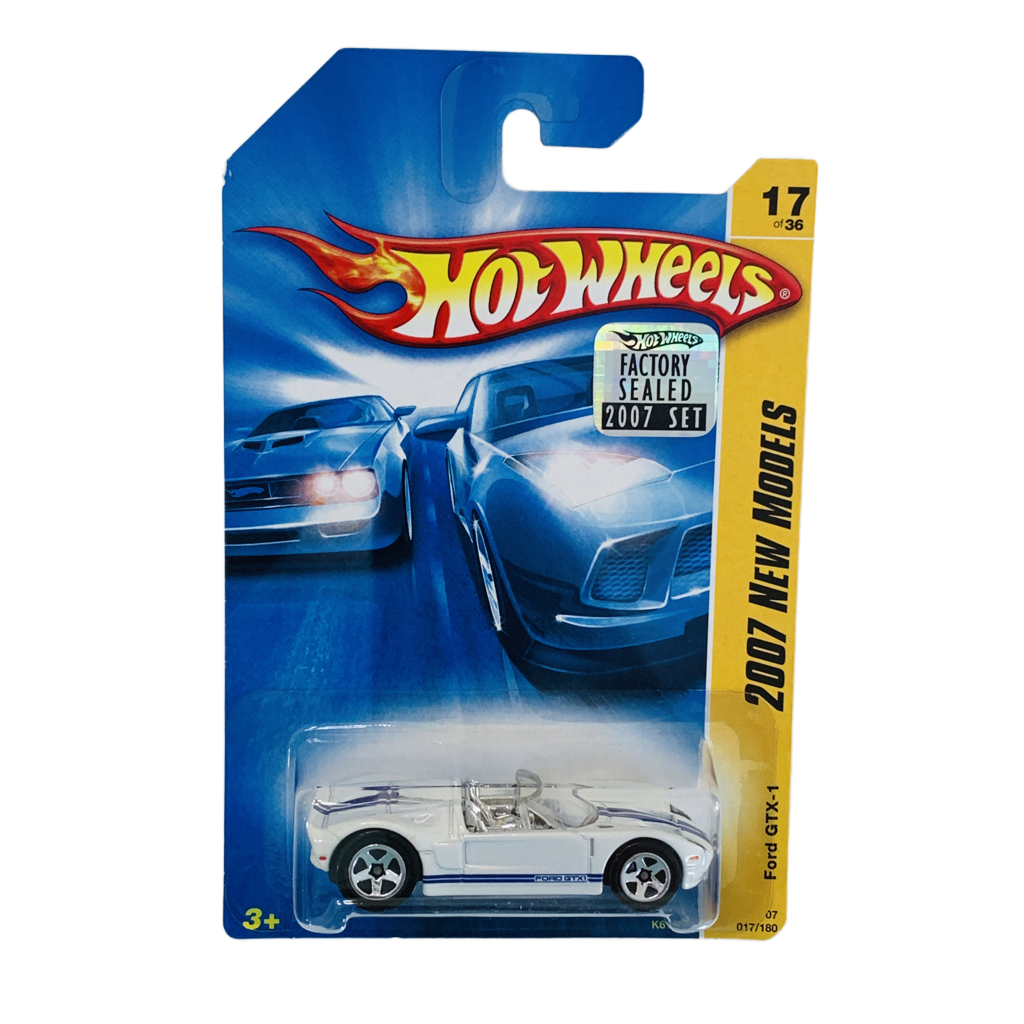 Hot Wheels 2007 Factory Set #017 Ford GTX1 - White