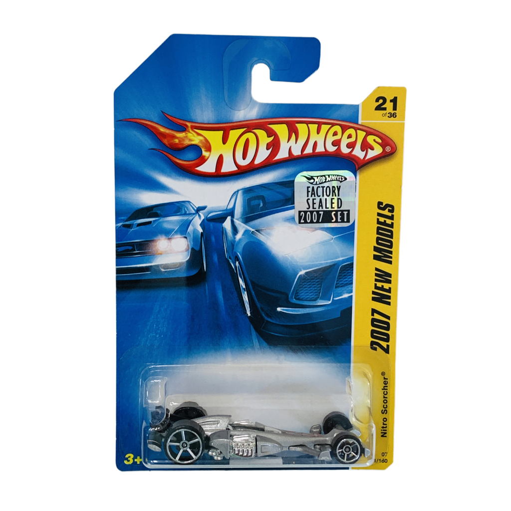 Hot Wheels 2007 Factory Set #021 Nitro Scorcher - Silver