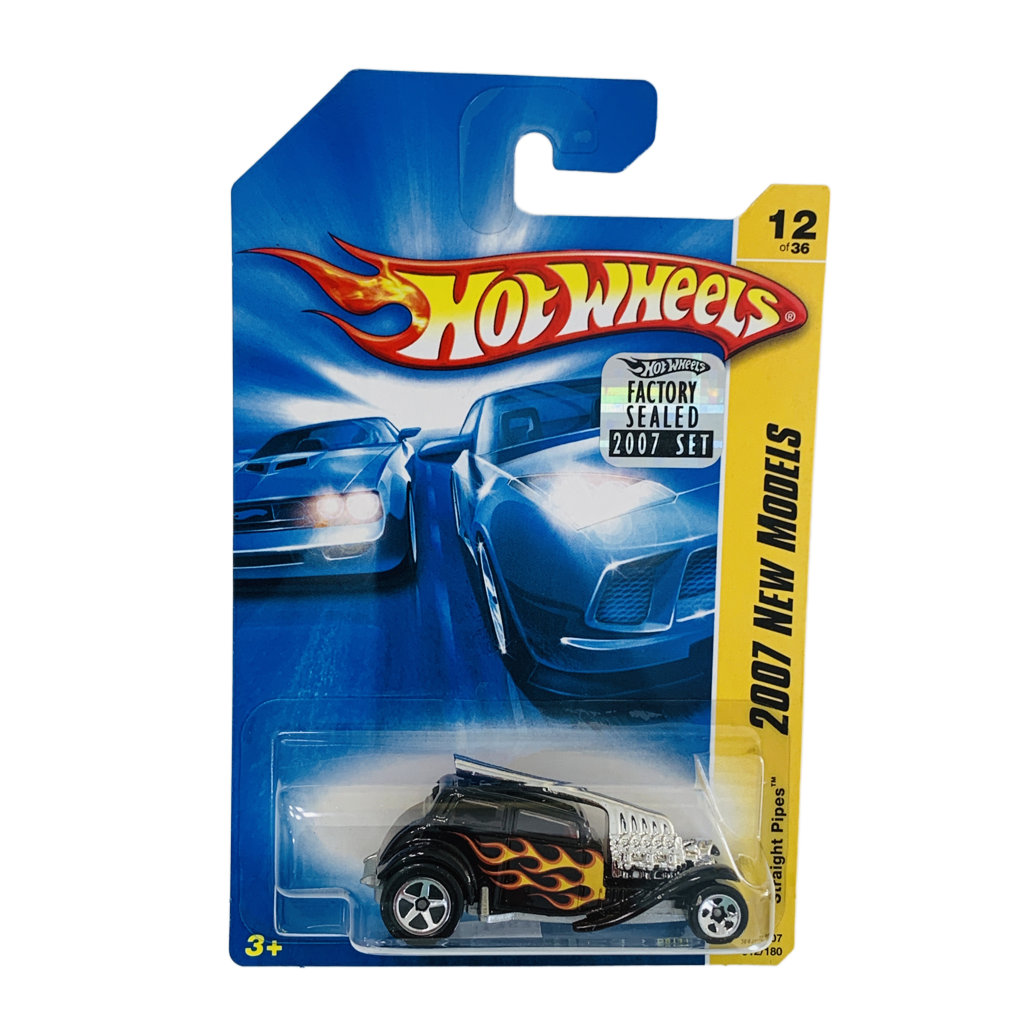 Hot Wheels 2007 Factory Set #012 Straight Pipes - Black