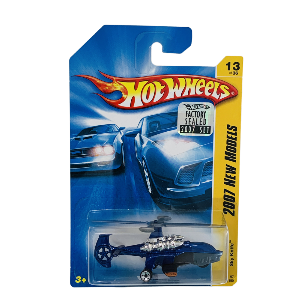 Hot Wheels 2007 Factory Set #013 Sky Knife - Blue