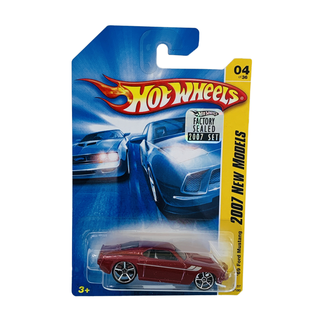 Hot Wheels 2007 Factory Set #004 '69 Ford Mustang - Red