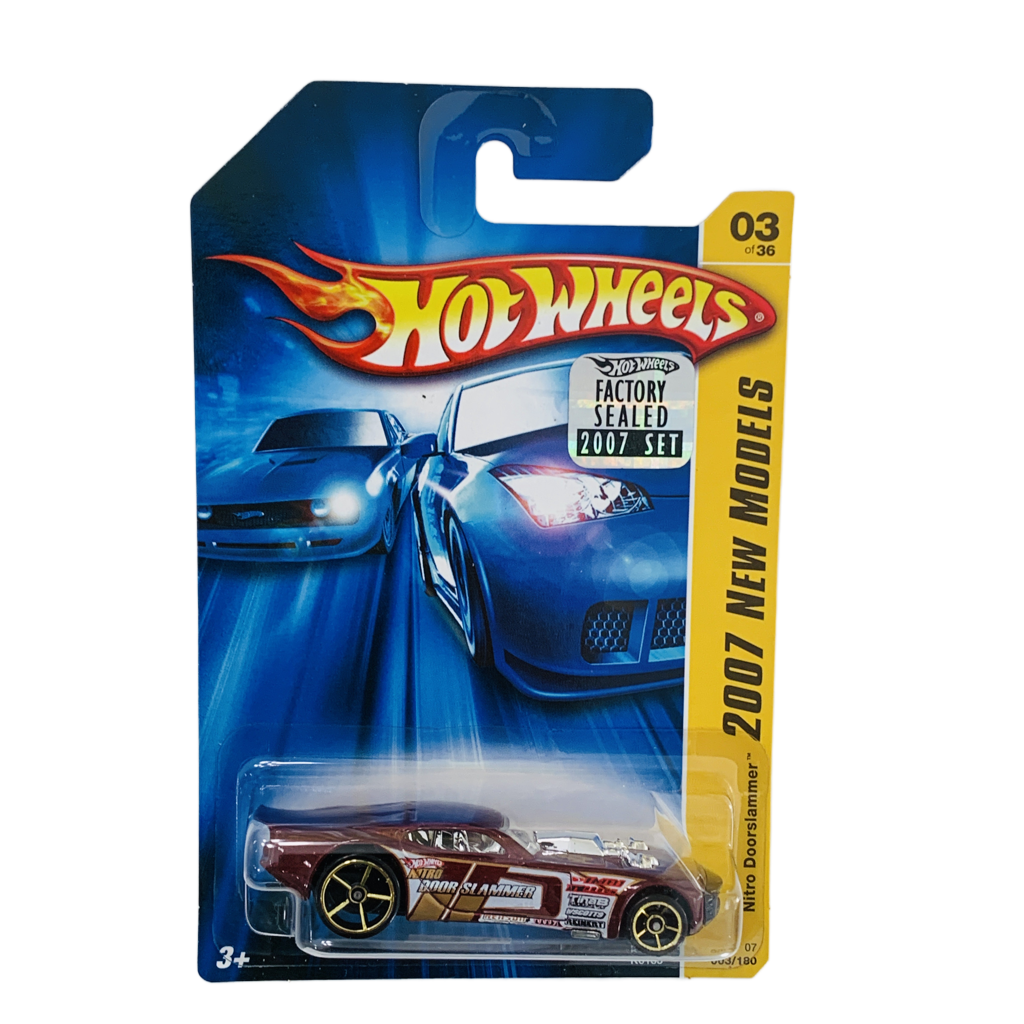 Hot Wheels 2007 Factory Set #003 Nitro Doorslammer - Brown