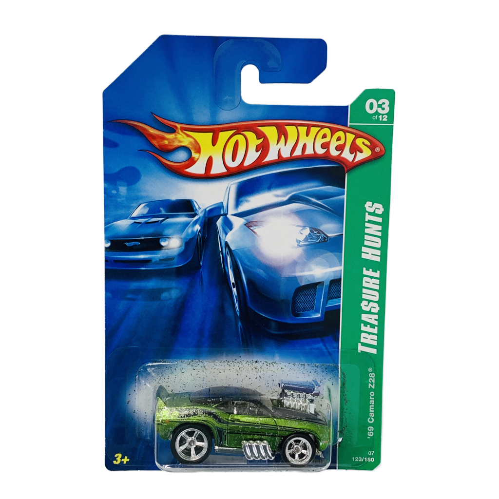 Hot Wheels #123 '69 Camaro Z28 Super Treasure Hunt - Flaking Paint