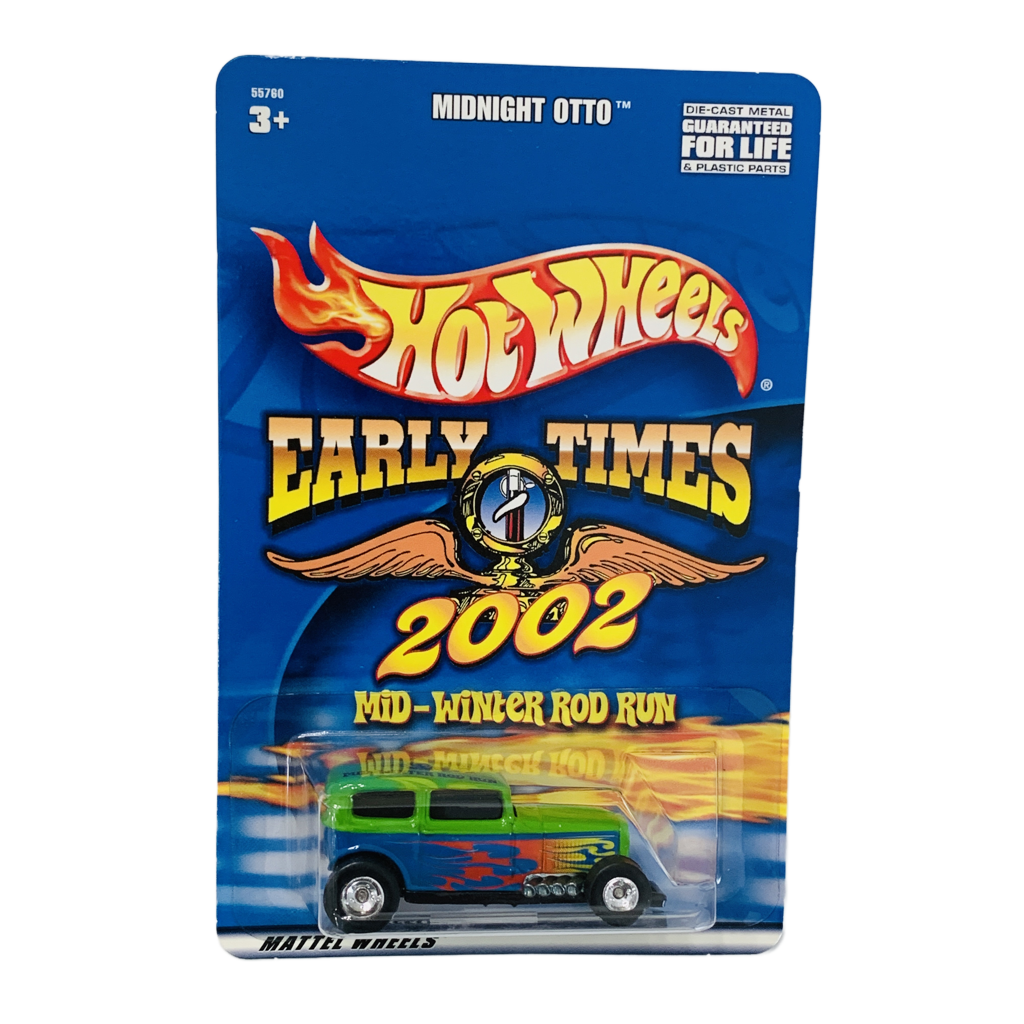 Hot Wheels Early Times 2002 Rod Run Midnight Otto