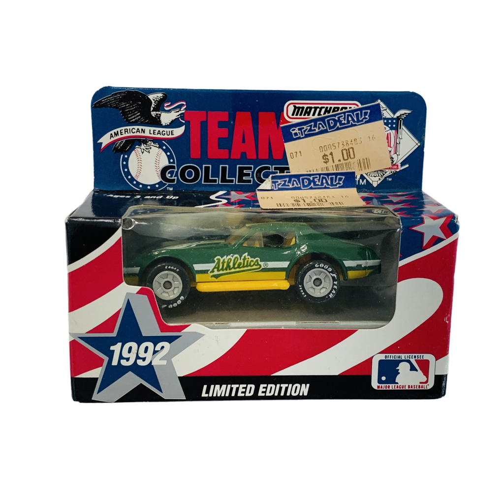 Matchbox 1992 Team Collectibles Oakland Athletics Corvette