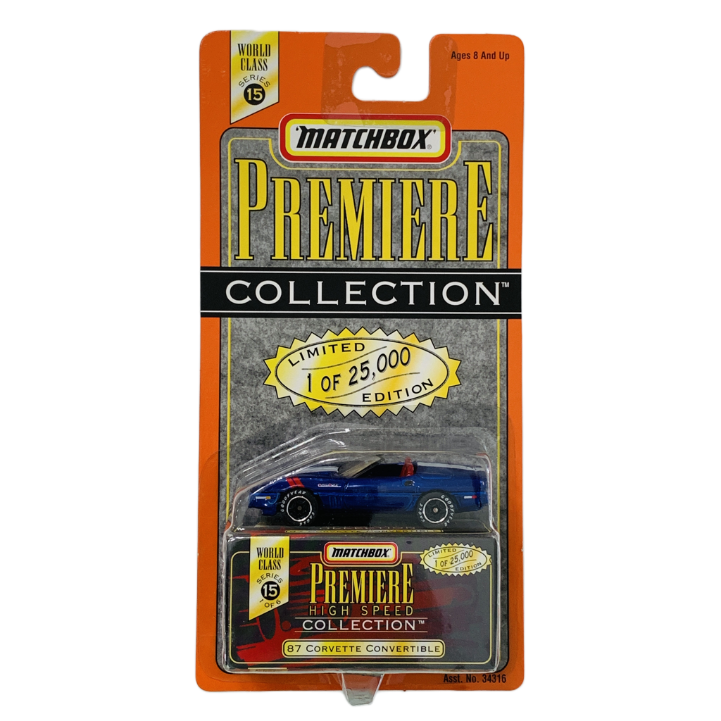 Matchbox Premiere World Class Series 15 '87 Corvette Convertible