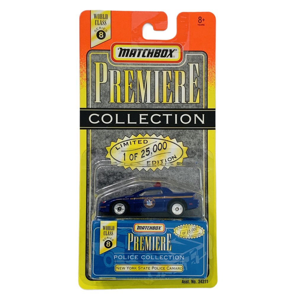 Matchbox Premiere World Class Series 8 New York State Police Camaro