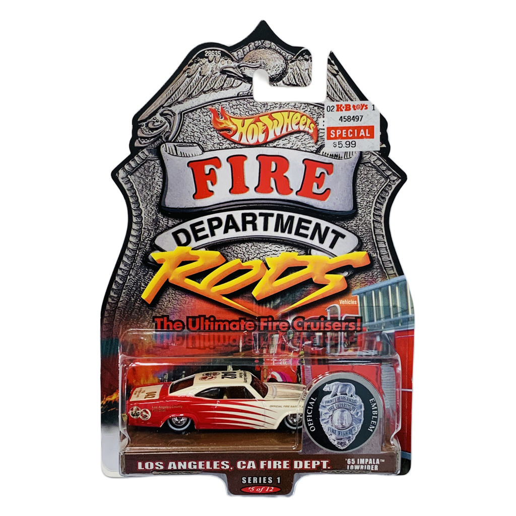 Hot Wheels Fire Department Rods Los Angeles '65 Impala Lowrider