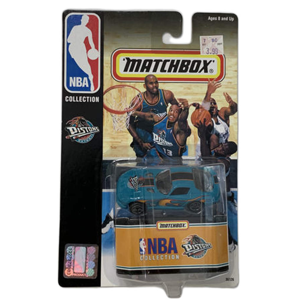 Matchbox NBA Collection Detroit Pistons Dodge Viper