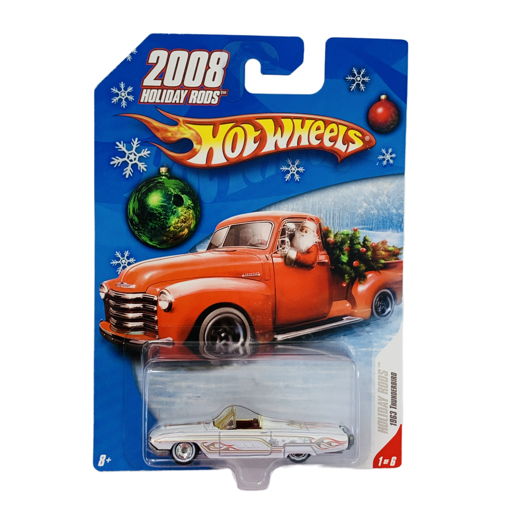 Hot Wheels 2008 Holiday Rods 1963 Thunderbird - White