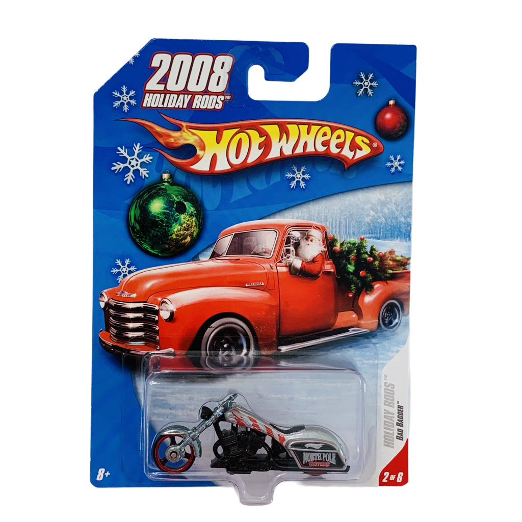 Hot Wheels 2008 Holiday Rods Bad Bagger - Silver