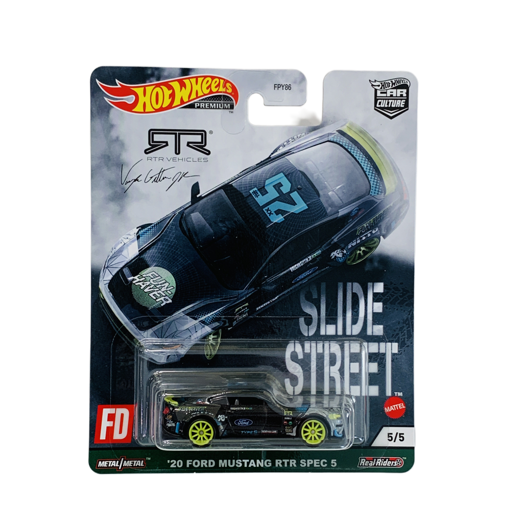 Hot Wheels Premium Slide Street '20 Ford Mustang RTR Spec 5