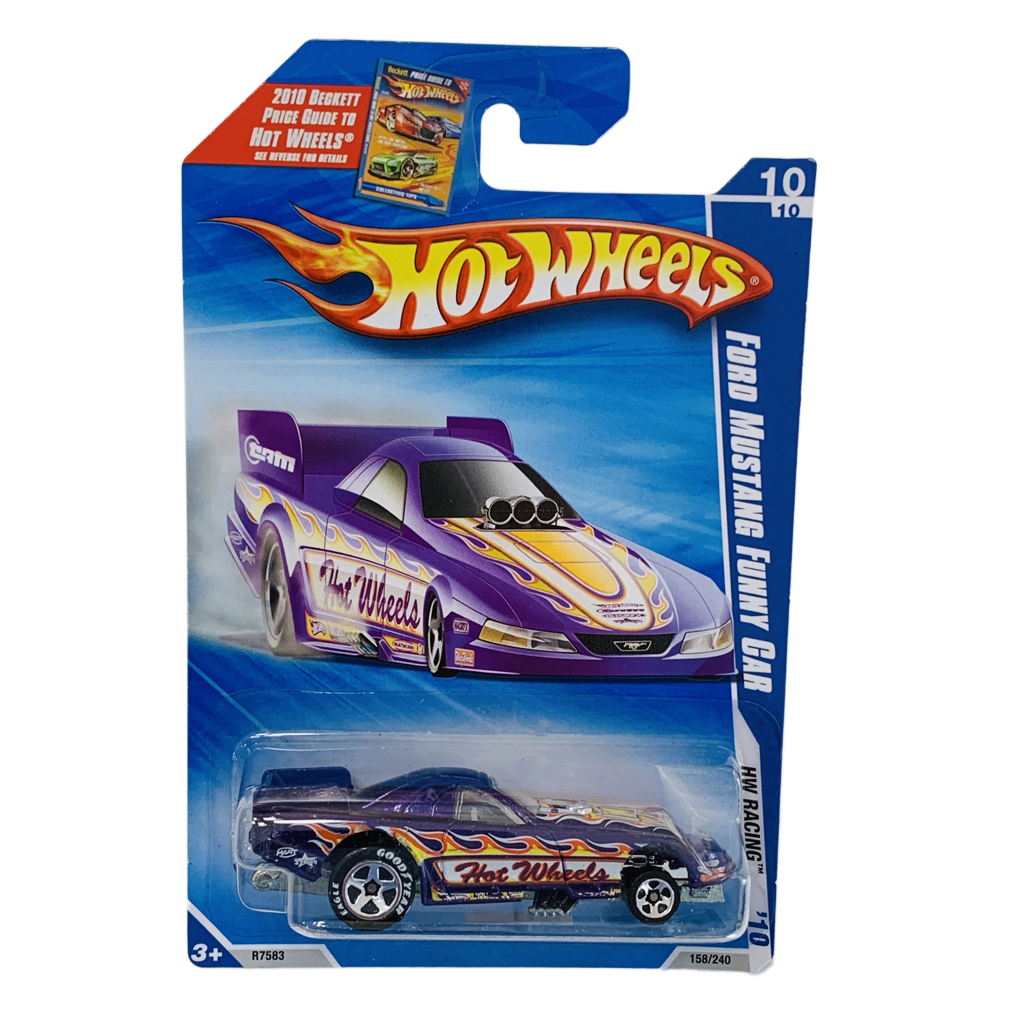 Hot Wheels #158 Ford Mustang Funny Car - Goodyear Tires