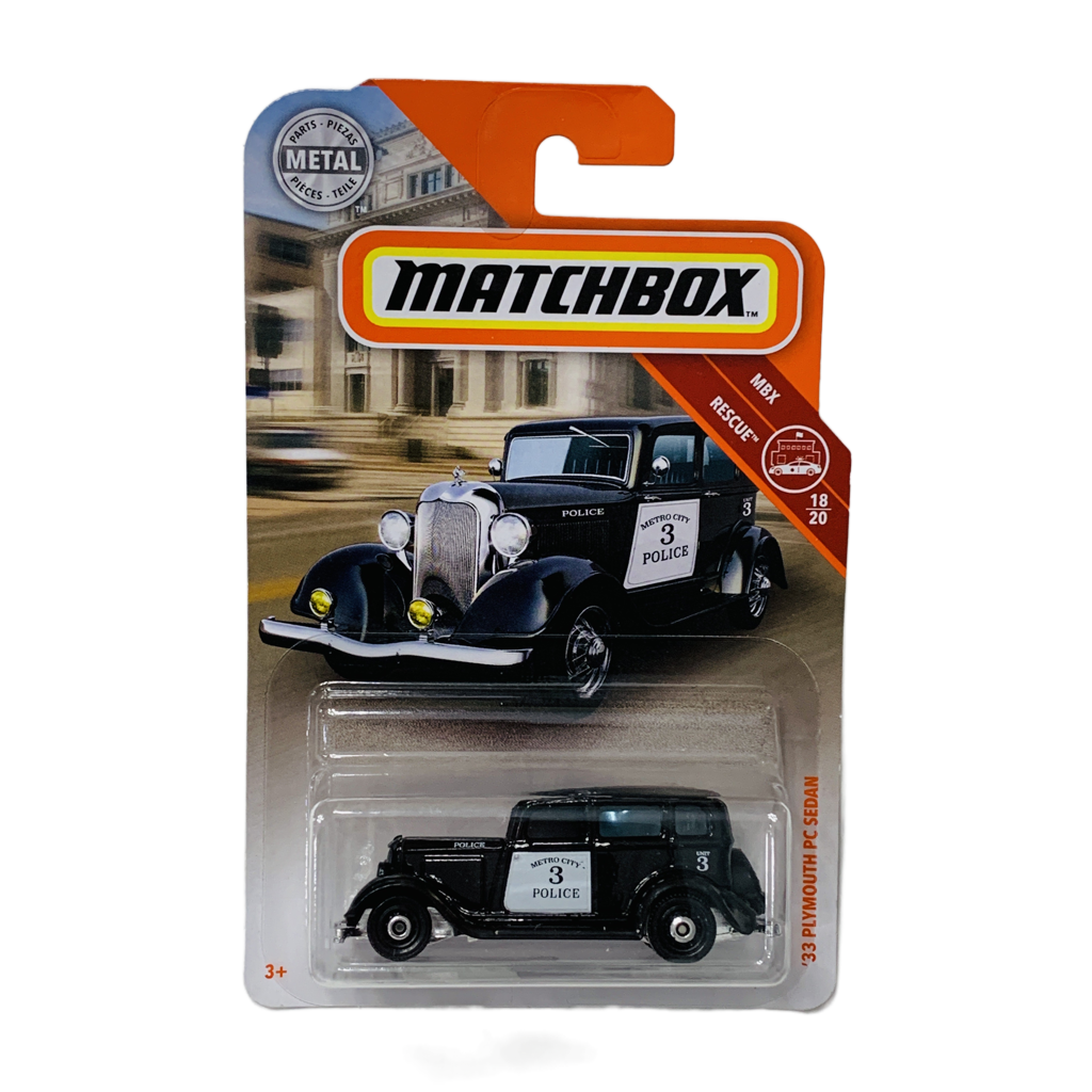 Matchbox #18 '33 Plymouth PC Sedan