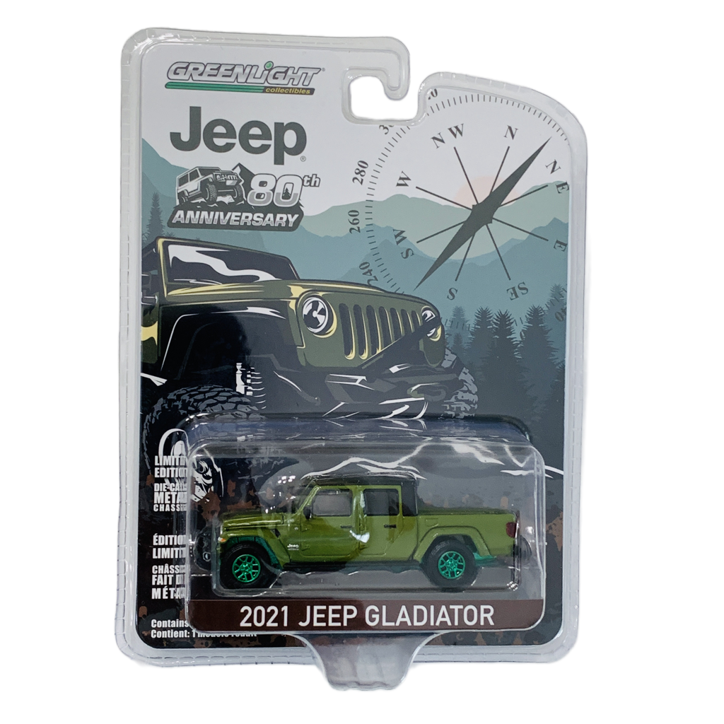 Greenlight Jeep 80th Anniversary 2021 Jeep Gladiator Chase