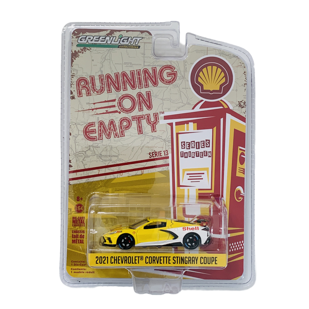 Greenlight Running On Empty Shell 2021 Chevrolet Corvette Stingray Coupe