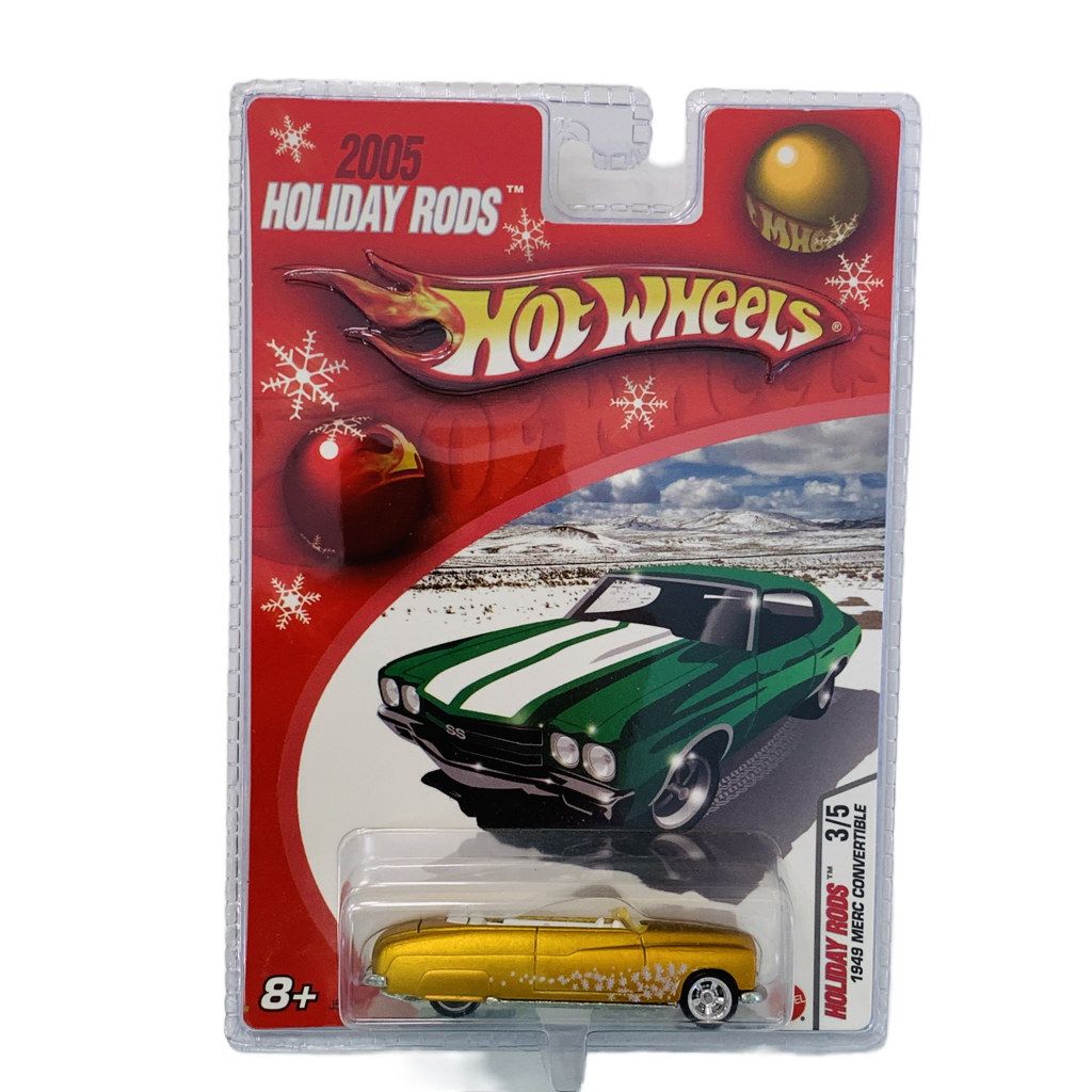 Hot Wheels 2005 Holiday Rods 1949 Merc Convertible - Gold