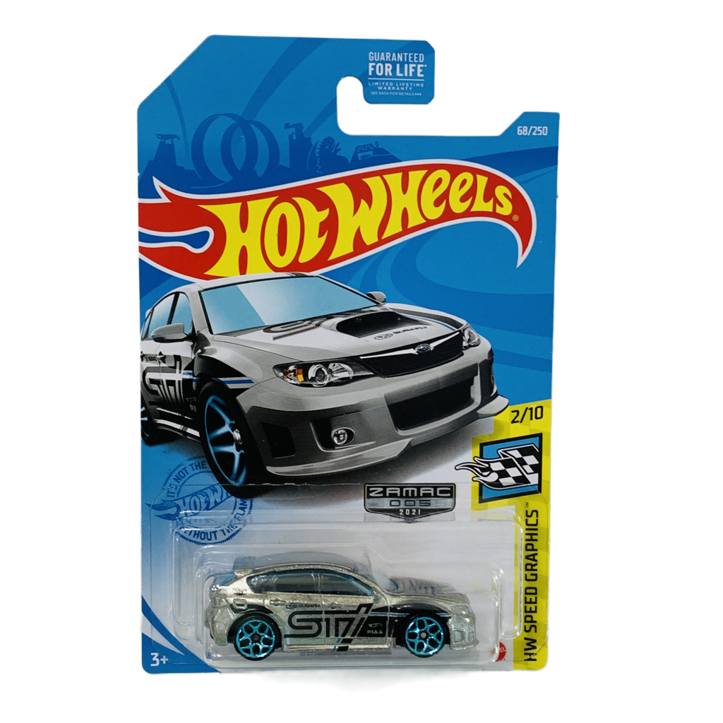 Hot Wheels #68 Subaru WRX STI ZAMAC