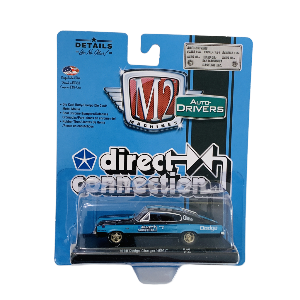 M2 Machines Auto-Drivers Direct Connection 1966 Dodge Charger HEMI R46