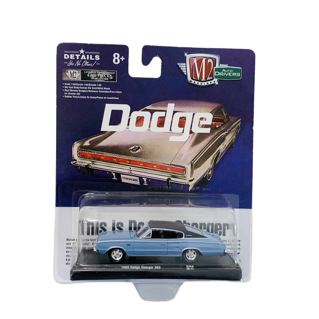 M2 Machines Auto Drivers Dodge Series 1966 Dodge Charger 383 R66