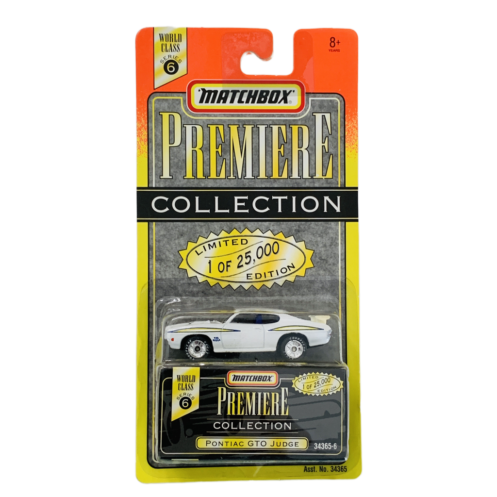 Matchbox Premiere World Class Pontiac GTO Judge - White