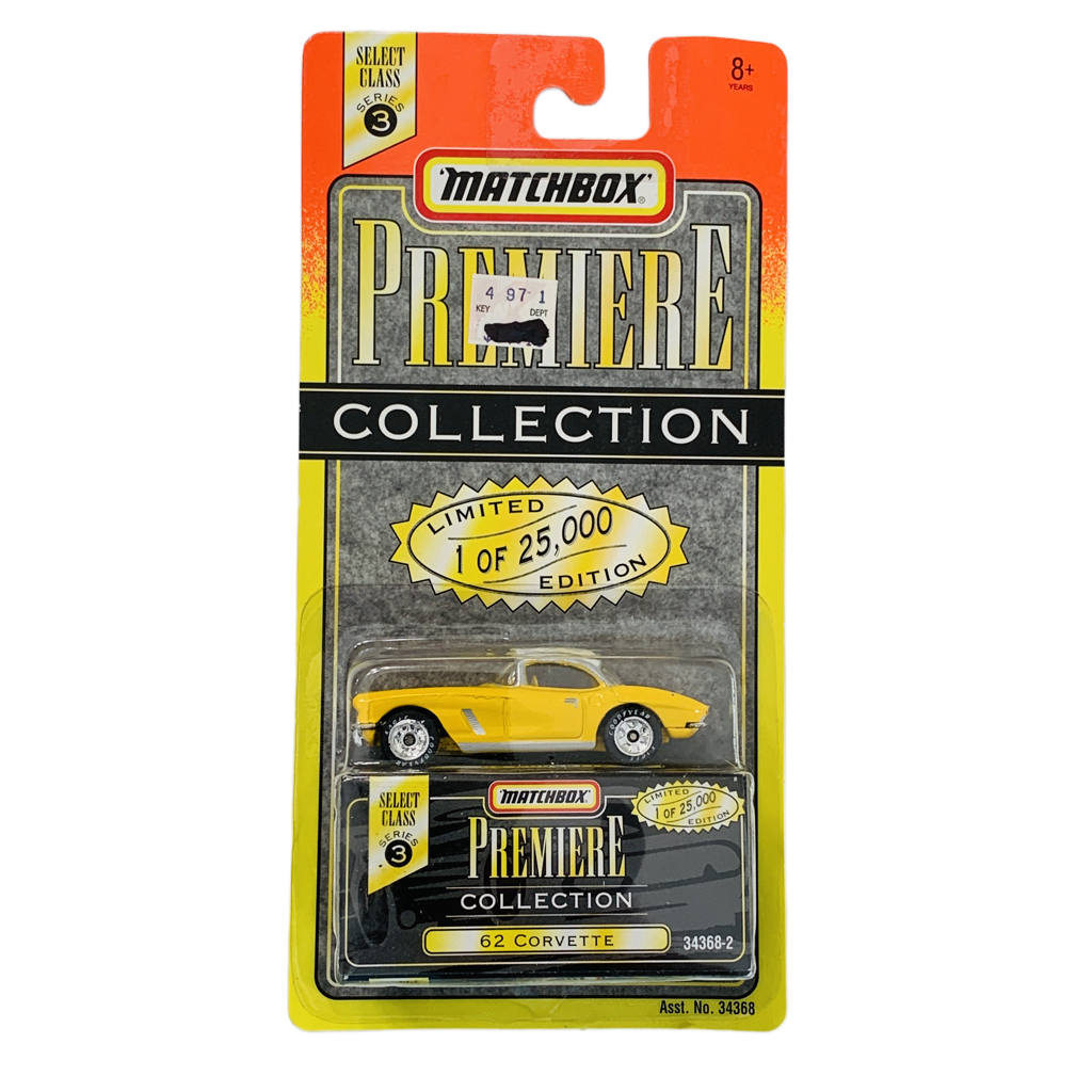 Matchbox Premiere Select Class '62 Corvette - Yellow