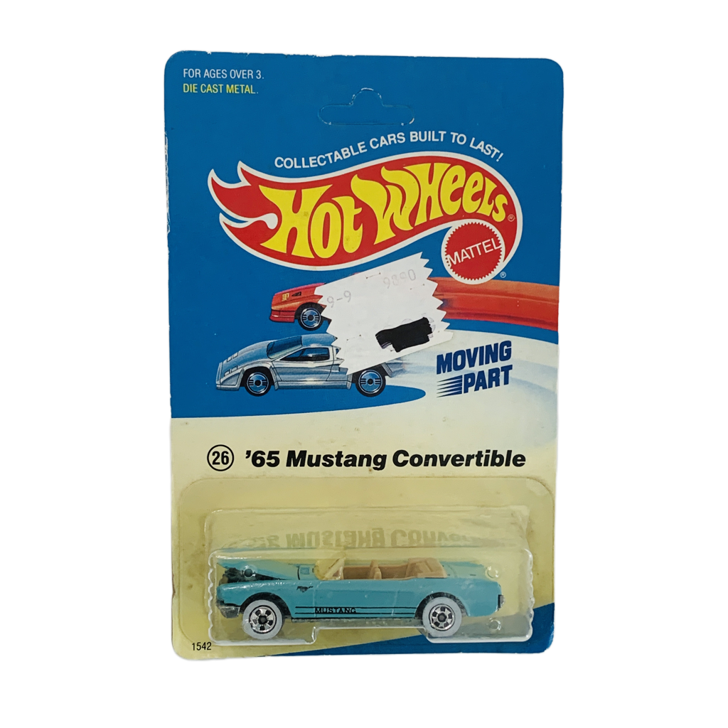 Hot Wheels #26 '65 Mustang Convertible - Transitional Card