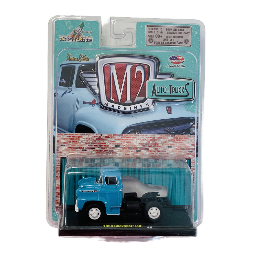 M2 Machines Auto-Trucks 1958 Chevrolet LCF R15 - Blue